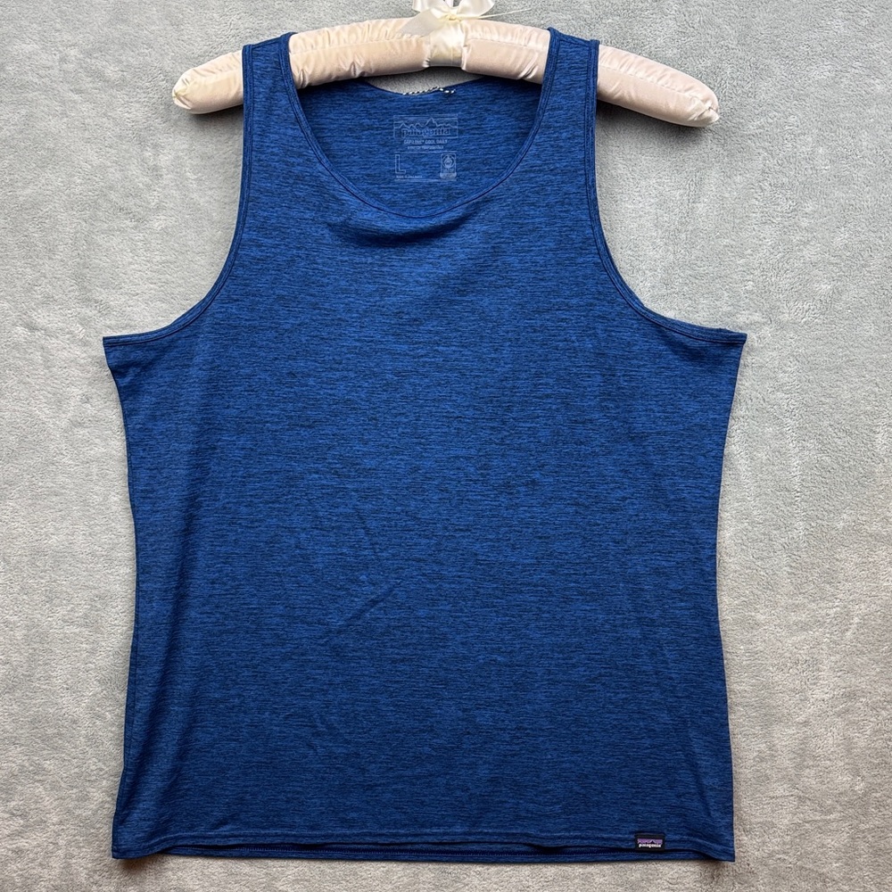 Patagonia Blue Capilene Cool Daily Tank